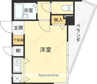 エスリード上甲子園【3階】の間取り