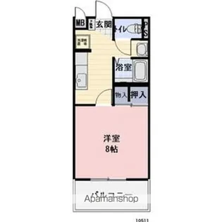 二の宮ハイツ 1【1階】の間取り