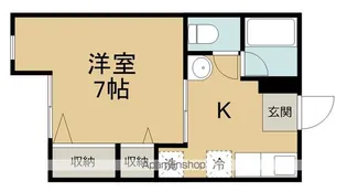 エルドラド国見A棟【102号室】の間取り
