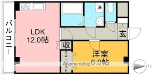 アバンギャルド 愛ランド【2階】の間取り