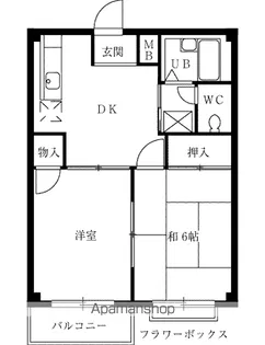 フランボワーズG【2階】の間取り