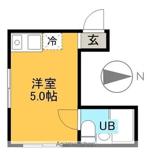 コーポタツミ【102号室】の間取り