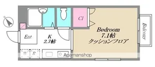 クローバーハウス【201号室】の間取り