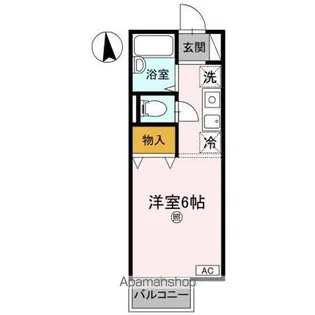 クインズ・コート豊島【2階】の間取り