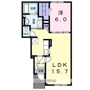 メゾン・ロワールⅢ【1階】の間取り