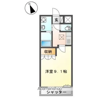 アネックス神明【1階】の間取り