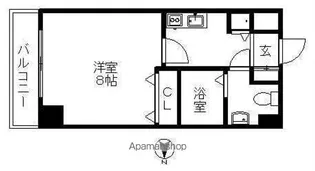 リベール名駅南【809号室】の間取り
