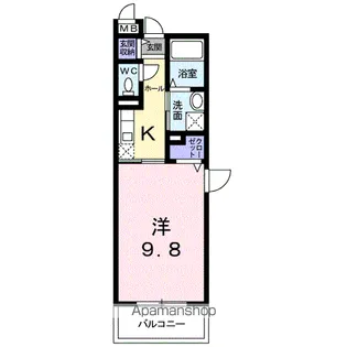 シーガル仁【2階】の間取り