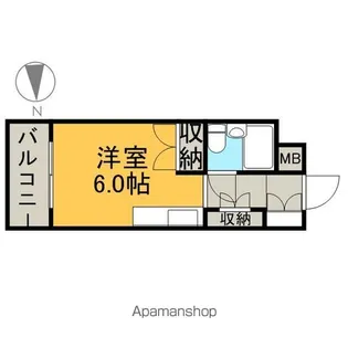 サンコート上前津【503号室】の間取り