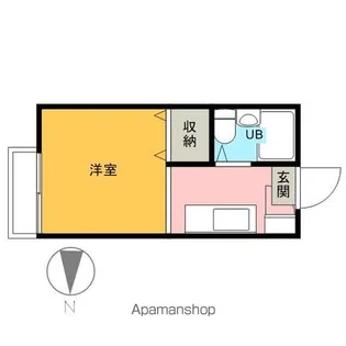 シャトルO【202号室】の間取り