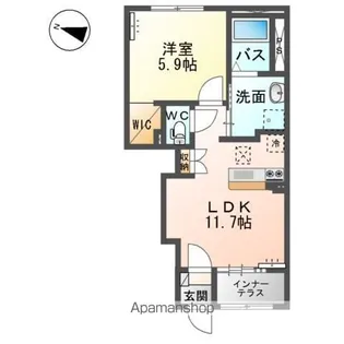 ディモーラ・イーリス【107号室】の間取り