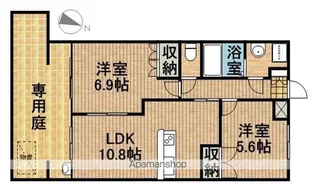 アリビオ【1階】の間取り