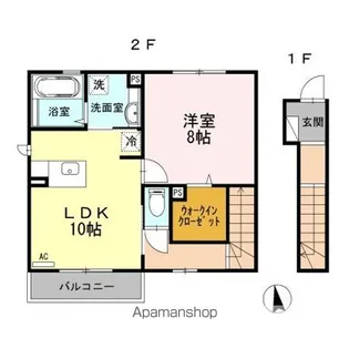 シエロ アズール【2階】の間取り