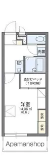 レオパレスESPOIR【311号室】の間取り
