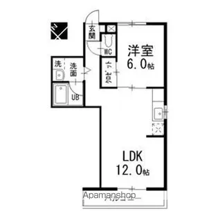 ベルガーデン伊織【2階】の間取り