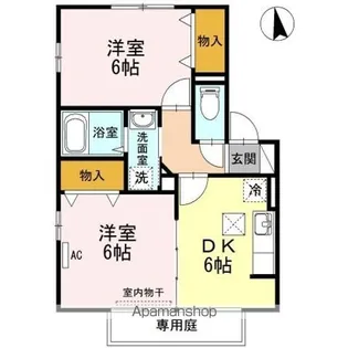 パーク・アベニュー B棟【1階】の間取り