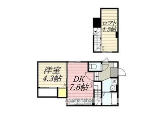 アンクラス箱崎【1階】の間取り