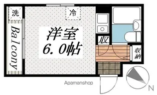 ジュネパレス常盤台【204号室】の間取り