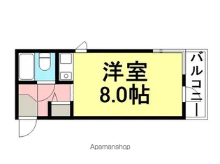 スタインウェイ【103号室】の間取り