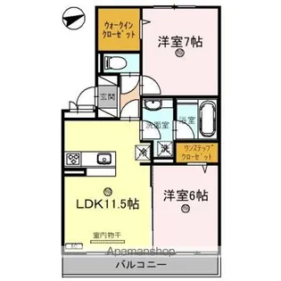 K’sグレイス【3階】の間取り