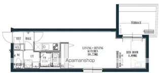 QUADOR大濠【1階】の間取り