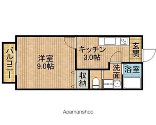 CARTY黒子【1階】の間取り