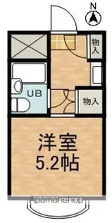 マンシオーネ・アサール【3階】の間取り