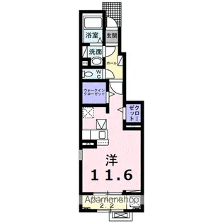 ヴィラ ウィングA【1階】の間取り