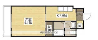 グランヴェルジェ中須Ⅱ【9階】の間取り