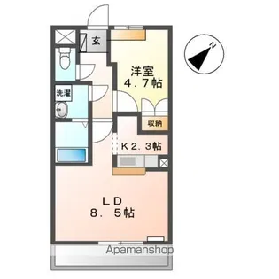 チュラ・ハウスⅡ【2階】の間取り