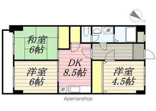 第2ファーレ市原【4階】の間取り