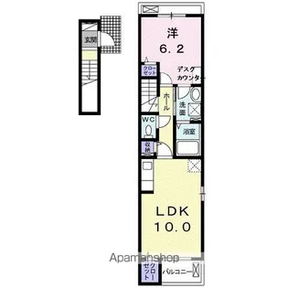 グランツA【2階】の間取り