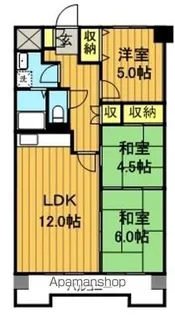 サンロードステーション郡山Ⅰ【4階】の間取り