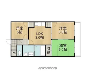 メゾン・ローゼ【4階】の間取り