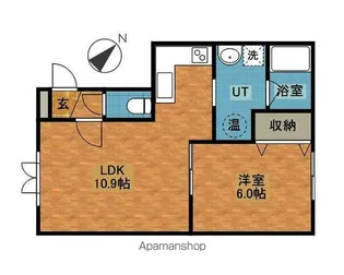 サンコート向ヶ丘【206号室】の間取り