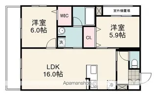 アヴェニール豊田【204号室】の間取り