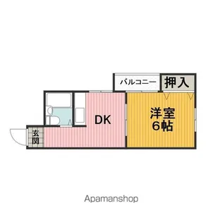ロゼ幸町B棟【301号室】の間取り
