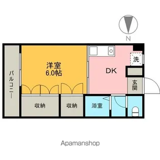 アマベルひまわり【2階】の間取り