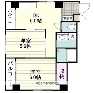 重信ビル【203号室】の間取り