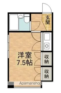 TKパークサイド白山【B1号室】の間取り