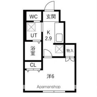 TーGRANDE【105号室】の間取り