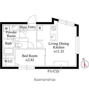 メモラ椎名町【3階】の間取り