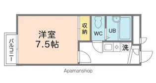 グロリアス作新台【2階】の間取り