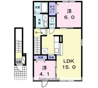 リーオ・アルデーアⅣ【2階】の間取り