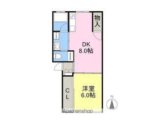 テラバヤシマンション【1階】の間取り