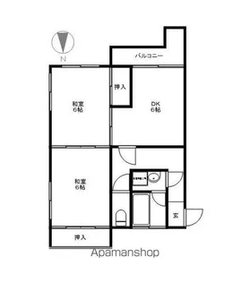 コーポ荒井【3階】の間取り