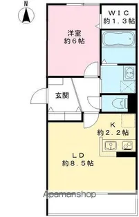PASSA CAGLIA(パッサカリア)【101号室号室】の間取り