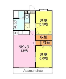 サバービア綾羅木Ⅱ【302号室】の間取り
