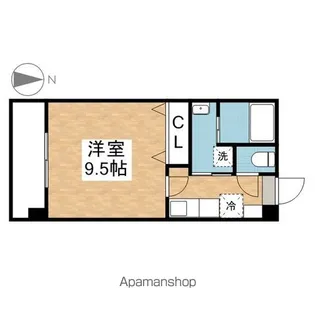 アメニティ吹上【303号室】の間取り
