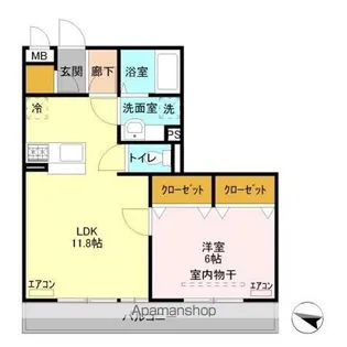 フローラ【2階】の間取り